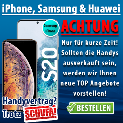 Handyvertrag ohne Schufa: iPhone14, Samsung, Huawei - 100% Zusage?